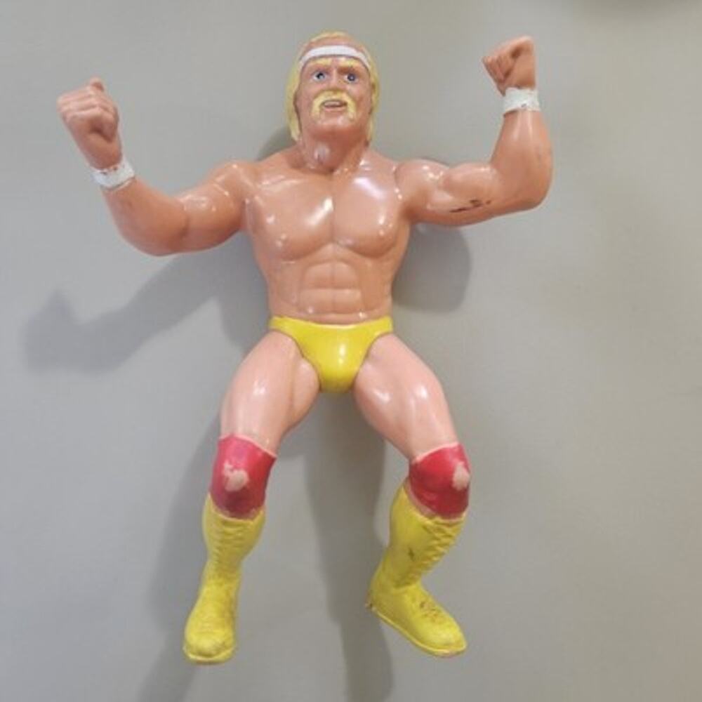Vintage 1984 LJN WWF Hulk Hogan Action Figure Titan Sports Series